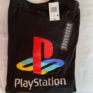 NWT Mens black PlayStation tee shirt size Large